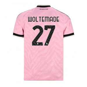 Juventus Nick Woltemade #27 Jalkapallovaatteet Vieraspaita 2026-27 Lyhythihainen